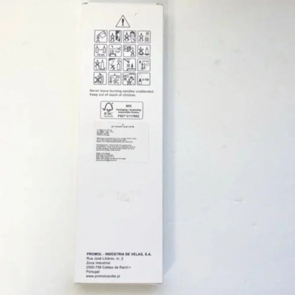 Cowgirls Don’t Cry White Unscented Taper Candles Set Of 4 Made In Portugal